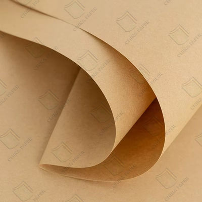 calidad Papel Kraft marrón para embalaje de pulpa de madera 100% pura para envío, embalaje y manualidades fábrica